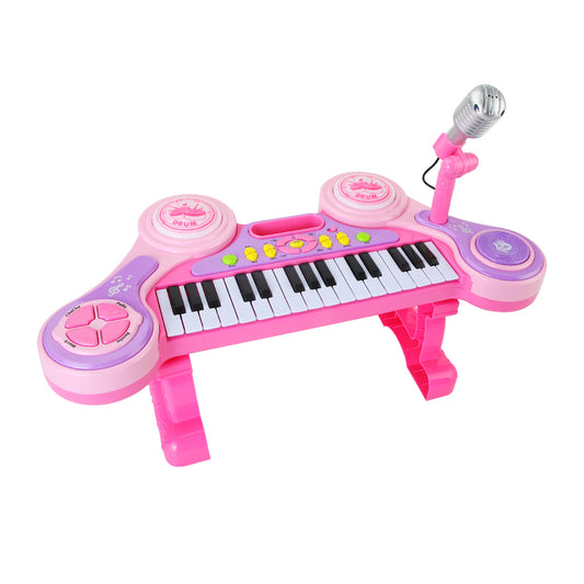 AOQIMITENJOY Musical Instrument Electronic 31 Keys Keyboard Toys LED Lighting Children's Toys Birthday Gifts for Boys and Girls 3 Year Old+ HK-3012B