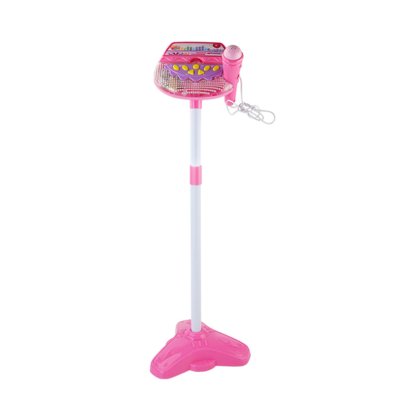 AOQIMITENJOY Musical Instrument Electronic Vertical Microphone Toys with Panel LED Lighting Children's Toys Birthday Gifts for Boys and Girls 3 Year Old+ HK-6011