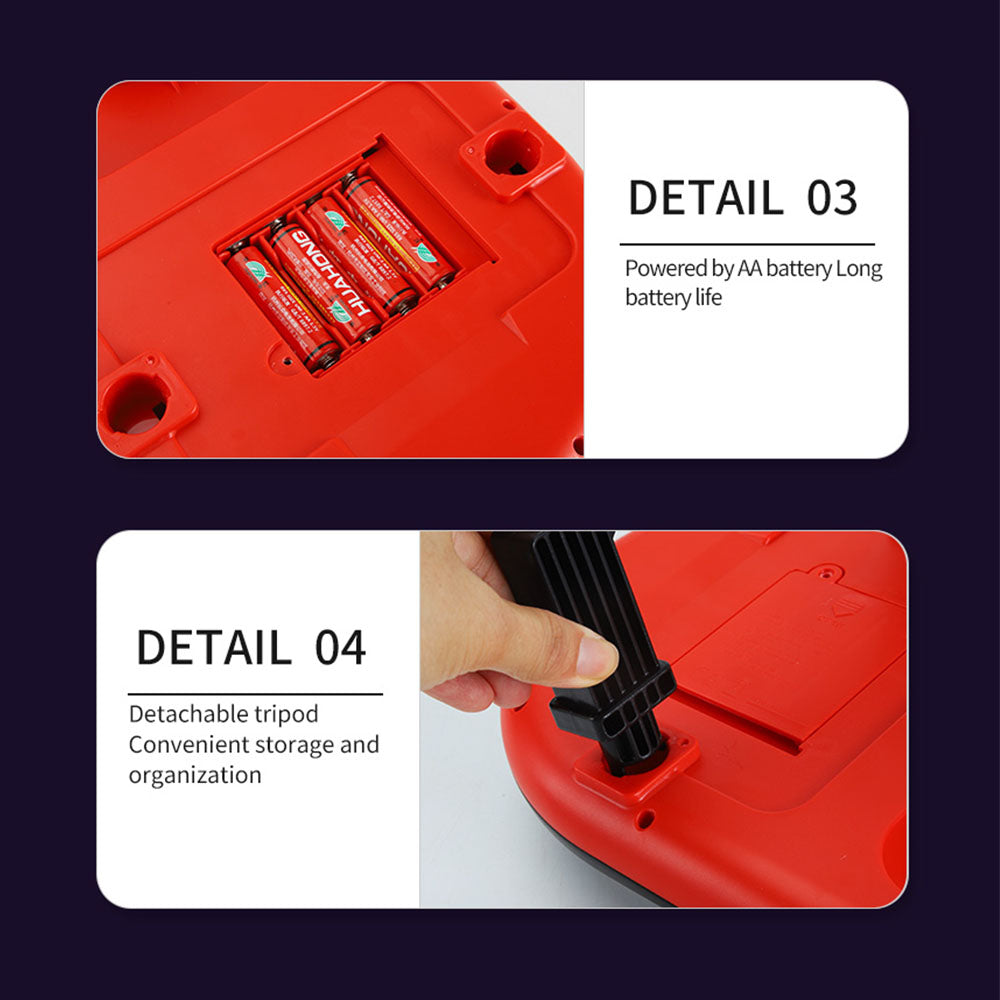 AOQIMITENJOY Musical Instrument Electronic DJ Machine Toys Disc Player LED Lighting Children's Toys Birthday Gifts for Boys and Girls 3 Year Old+ HK-9128