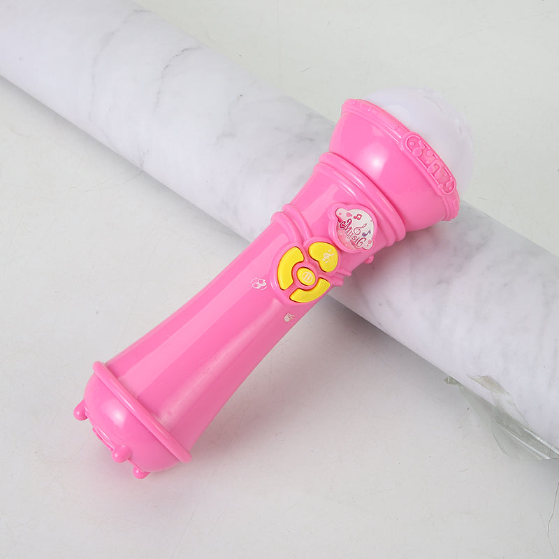 AOQIMITENJOY Musical Instrument Electronic Handheld Microphone Toys LED Lighting Children's Toys Birthday Gifts for Boys and Girls 3 Year Old+ HK-8128