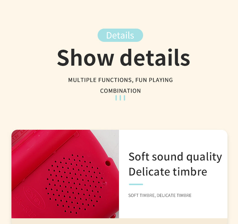 Micrófono de música multifuncional, reproductor de micrófono, juguetes de fiesta para niños, regalos de cumpleaños para niños