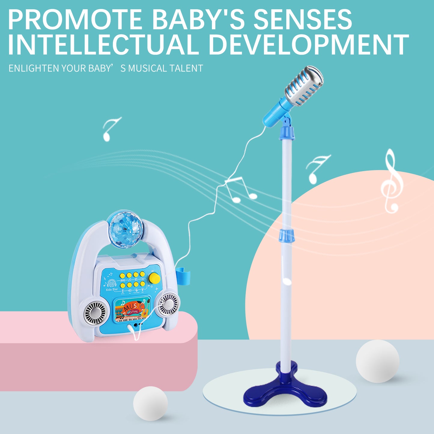 Juguetes luminosos para máquinas de cantar, juguetes musicales para máquinas de cantar para niños, juguetes musicales para fiestas, juguetes de iluminación de interés para niños