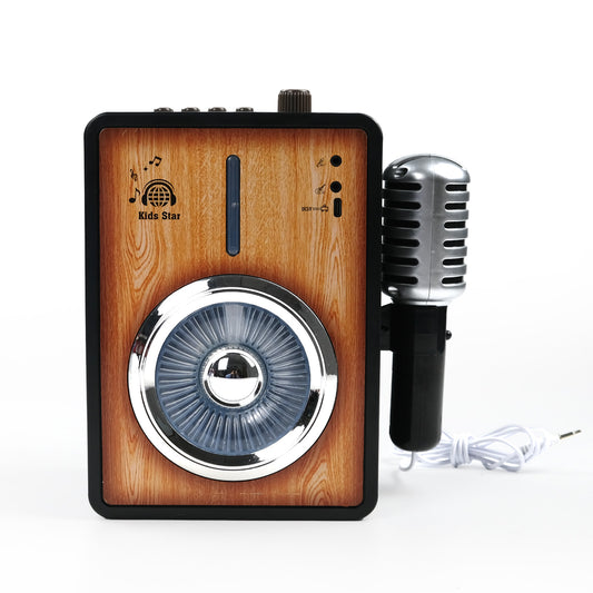 AOQIMITENJOY Musical Instrument Electronic Bluetooth Karaoke Machine Toys with Micphone Lighting Children's Toys Birthday Gifts for Boys and Girls 3 Year Old+ HK-9188