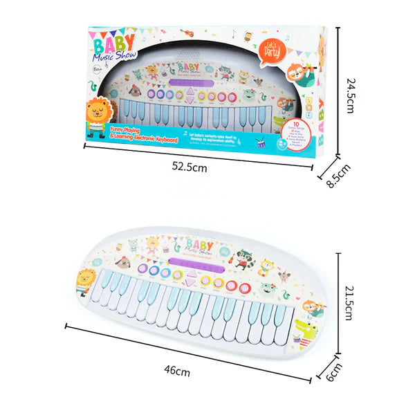Juguetes musicales con teclado electrónico, teclados electrónicos divertidos, juguetes musicales para niños, juguetes de iluminación con interés musical