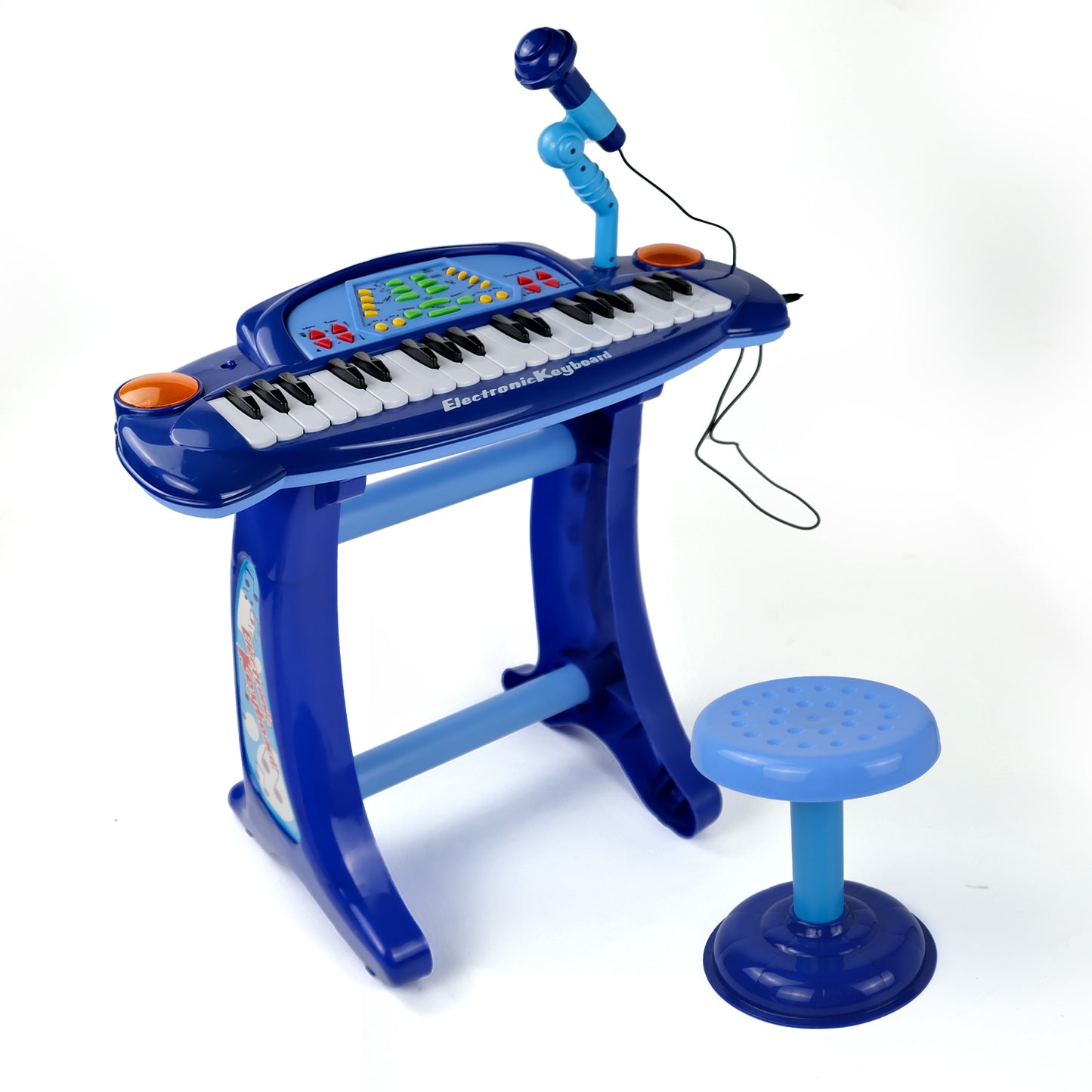 AOQIMITENJOY Musical Instrument Electronic 31 Keys Keyboard Toys with BracketLED Lighting Children's Toys Birthday Gifts for Boys and Girls 3 Year Old+ HK-5050C