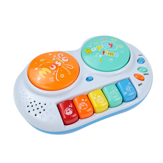 AOQIMITENJOY Musical Instrument Electronic 5 Keys Keyboard Toys LED Lighting Children's Toys Birthday Gifts for Boys and Girls 3 Year Old+ HK-8168