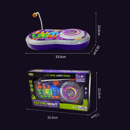 Leuchtendes DJ-Musikspielzeug, Partymusikspielzeug, Aufklärungsspielzeug für Kinderinteressen 