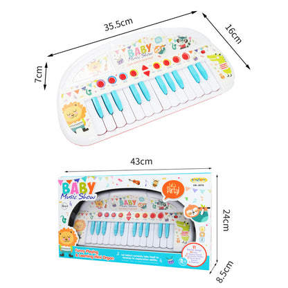 Leuchtendes elektronisches Tastaturspielzeug, elektronisches Tastaturspielzeug für Kinder, Musikspielzeug, Spielzeug zur Aufklärung von Interessen 