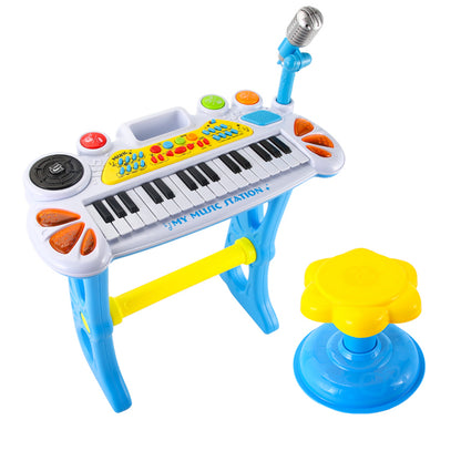Juguetes de teclado electrónico vertical, juguetes musicales para niños, juguetes de karaoke para fiestas, regalos de Navidad para niños, regalos navideños 