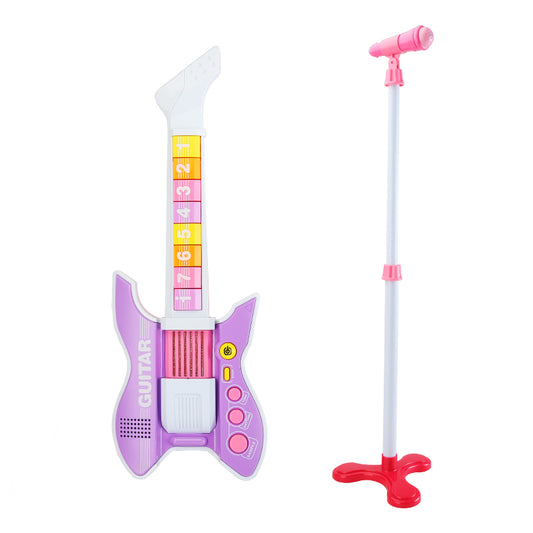 E-Gitarren-Musikspielzeug, Karaoke-Musikspielzeug, lustiges Musikspielzeug für Kinder, Partymusik-Player, Kindergeburtstagsgeschenke 